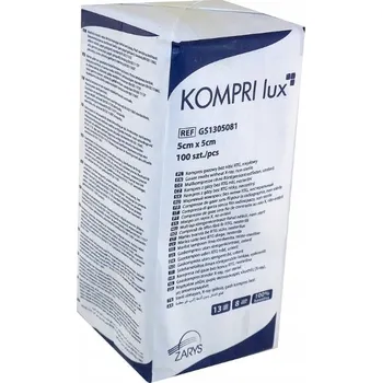 ZARYS International Group KOMPRI lux - Komprese gázová, 17N, 8W, 5cmx5cm, nesterilní (100ks)