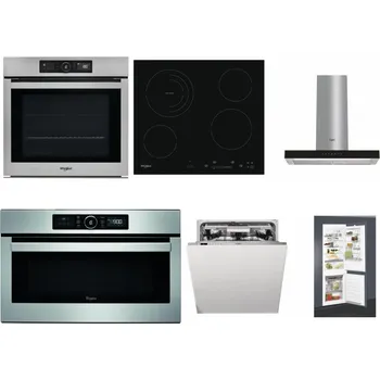 Set domácích spotřebičů WHIRLPOOL AKZ9 9480 IX + WHIRLPOOL AKT 8900 BA + WHIRLPOOL WHBS 62F LT K + WHIRLPOOL ABSOLUTE AMW 730 IX + WHIRLPOOL WIO 3O540 PELG + WHIRLPOOL ART 65031