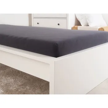 Prostěradlo B.E.S. - Petrovice, s.r.o. Prostěradlo Jersey bavlna IDEAL - Antracitová Rozměr: 180 x 200