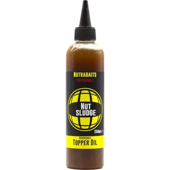 Návnadové aroma Nutrabaits Topper polévací olej - Nut Sludge 250ml ořechový + Kód na slevu 10%: SLEVA10
