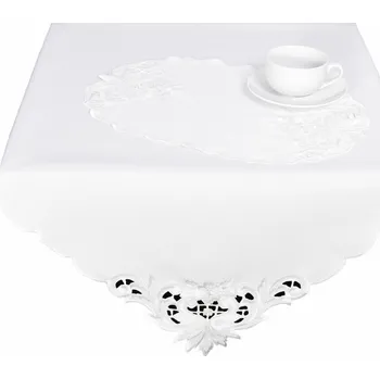 Stolování Ubrus celoroční, Alena, bílý