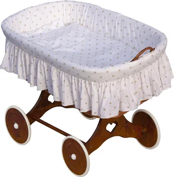 Kolébka pro miminko Scarlett Proutěný košík na miminko 85 x 60 x 100 cm