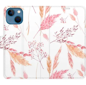 Pouzdro na mobilní telefon Flipové pouzdro iSaprio - Ornamental Flowers - iPhone 13 mini