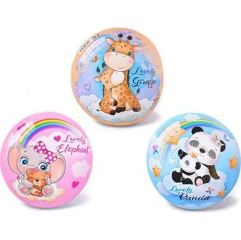 Dětský míč Made Míč zvířátka - panda, slon, žirafa 23 cm