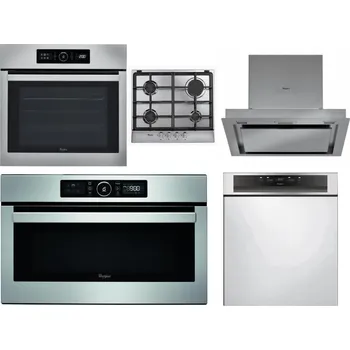 Set domácích spotřebičů WHIRLPOOL ABSOLUTE AKZ9 6230 IX + WHIRLPOOL AKR 351/IX + WHIRLPOOL AKR 860 IX + WHIRLPOOL ABSOLUTE AMW 730 IX + WHIRLPOOL WBC 3C34 PF X