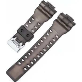 Řemínek na hodinky Plastový řemínek Ricardo 16mm (pro Casio GA-100, GA-110, GD-120, GLS-100), černý