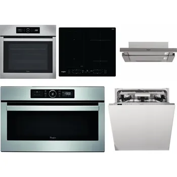Set domácích spotřebičů WHIRLPOOL ABSOLUTE AKZ9 6230 IX + WHIRLPOOL WL B8160 NE + WHIRLPOOL AKR 5390/1 IX + WHIRLPOOL ABSOLUTE AMW 730 IX + WHIRLPOOL WIO 3T133 PLE