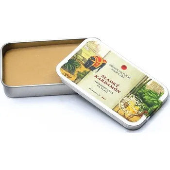 Stylingový přípravek INDIAN NATURAL HAIR CARE Sladký kardamon - přírodní vosk na vlasy 30g INDIAN NATURAL HAIR CARE