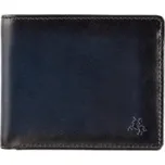 Visconti úzká pánská peněženka leštěná kůže leštěná modrá