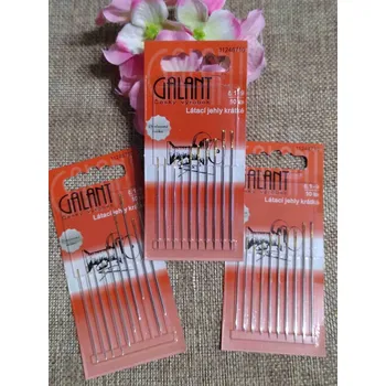 Jehly GALANT látací krátké 1-9 se zlatým ouškem
