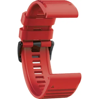 Ostatní příslušenství k chytrým hodinkám Silikonový řemínek EasyFit/QuickFit 20 mm na Garmin watch Červená