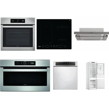 Set domácích spotřebičů WHIRLPOOL ABSOLUTE AKZ9 6230 IX + WHIRLPOOL WL B8160 NE + WHIRLPOOL AKR 5390/1 IX + WHIRLPOOL ABSOLUTE AMW 730 IX + WHIRLPOOL WBC 3C34 PF X + WHIRLPOOL WHC18 T311
