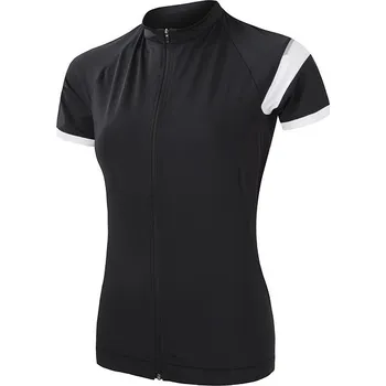 cyklistický dres Sensor Coolmax classic dámský dres celozip krátký rukáv XL Černá