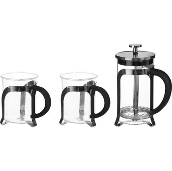 Příbor Secret de Gourmet Sada na přípravu kávy: vařič a dva hrnky