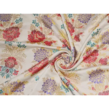 HEDVA ČESKÝ BROKÁT Ondrát 160 krojový brokát ZLATOHLAV ecru | R20