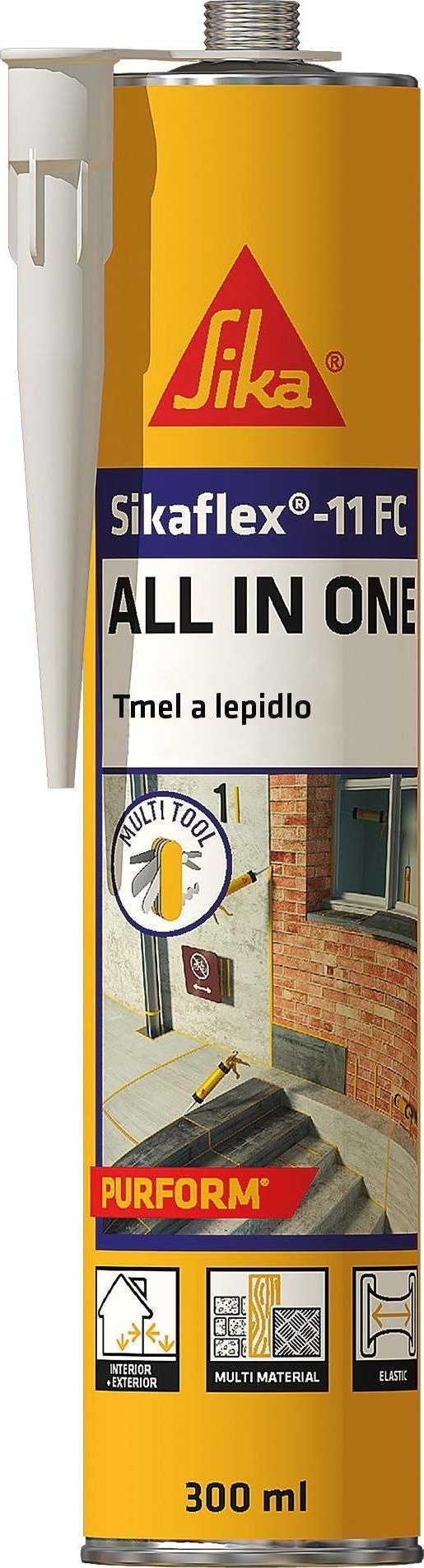 Tmel Sikaflex 11 FC 300 ml - betonově šedý