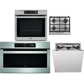 Set domácích spotřebičů WHIRLPOOL AKZ9 9480 IX + WHIRLPOOL AKR 351/IX + WHIRLPOOL ABSOLUTE AMW 730 IX + WHIRLPOOL WIO 3T133 PLE
