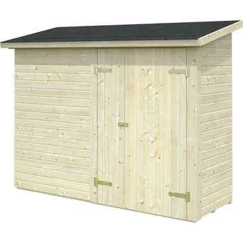Zahradní domek Zahradní domek ke stěně 16 mm PALMAKO Leif 234X95 (Zahradní domek se stěnovicí 16 mm )