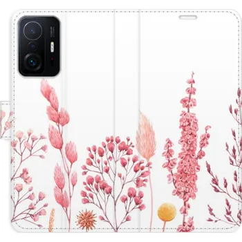 Pouzdro na mobilní telefon Flipové pouzdro iSaprio - Pink Flowers 03 - Xiaomi 11T / 11T Pro