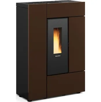 Krbová kamna LA NORDICA - EXTRAFLAME Extraflame Gabriella Plus bronz