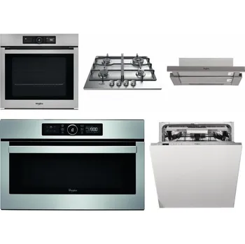 Set domácích spotřebičů WHIRLPOOL AKZ9 9480 IX + WHIRLPOOL TKRL 661 IX EU + WHIRLPOOL AKR 5390/1 IX + WHIRLPOOL ABSOLUTE AMW 730 IX + WHIRLPOOL WIO 3O540 PELG