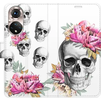 Pouzdro na mobilní telefon Flipové pouzdro iSaprio - Crazy Skull - Honor 50 / Nova 9