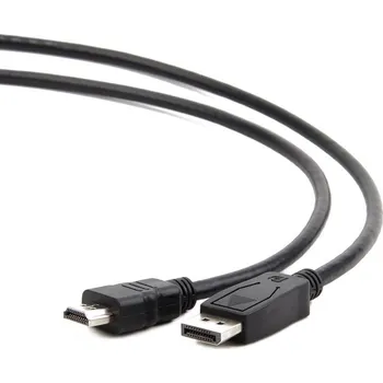Video kabel Cablexpert DisplayPort kabel na HDMI, M/M, 3m, černý - CC-DP-HDMI-3M