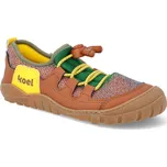 Barefoot tenisky KOEL - Mason Mesh Cognac vegan hnědé Velikost: 31