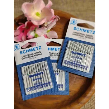 Nástroj na niť a příze Strojové jehly Universal sdružené 70; 80; 90; 100 Schmetz na kartě