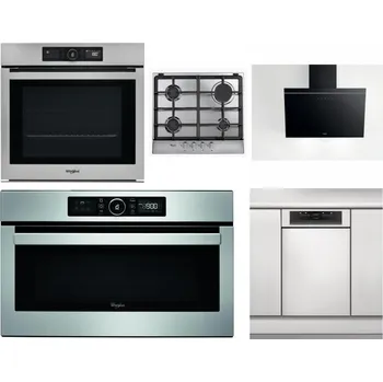 Set domácích spotřebičů WHIRLPOOL AKZ9 9480 IX + WHIRLPOOL AKR 351/IX + WHIRLPOOL AKR 62F LT K + WHIRLPOOL ABSOLUTE AMW 730 IX + WHIRLPOOL WSBO 3O34 PF X