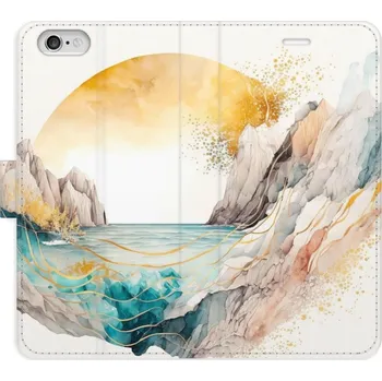 Pouzdro na mobilní telefon Flipové pouzdro iSaprio - Winter in the Mountains - iPhone 6/6S