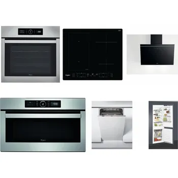 Set domácích spotřebičů WHIRLPOOL ABSOLUTE AKZ9 6230 IX + WHIRLPOOL WL B8160 NE + WHIRLPOOL AKR 62F LT K + WHIRLPOOL ABSOLUTE AMW 730 IX + WHIRLPOOL WSIC 3M27 C + WHIRLPOOL ART 65031