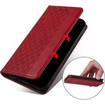 Pouzdro na mobilní telefon Sligo Pouzdro Smart Strap pro Samsung Galaxy S22 Ultra červené