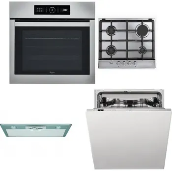Set domácích spotřebičů WHIRLPOOL ABSOLUTE AKZ9 6230 IX + WHIRLPOOL AKR 351/IX + WHIRLPOOL AKR 650/1 IX + WHIRLPOOL WIC 3C33 PFE