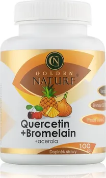 Přírodní produkt Golden Nature Quercetin + Bromelain komplex