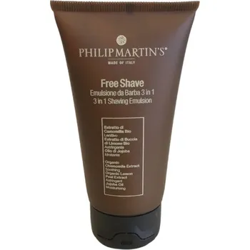 Péče o vousy BIO emulze na holení 3 v 1 FREE SHAVE Philip Martin's Obsah: 75 ml