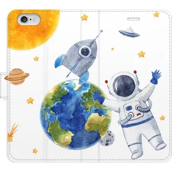 Pouzdro na mobilní telefon Flipové pouzdro iSaprio - Space 06 - iPhone 6/6S