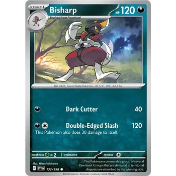 Karetní hra Bisharp 133/198 - Scarlet & Violet Typ karty: Non-Holo