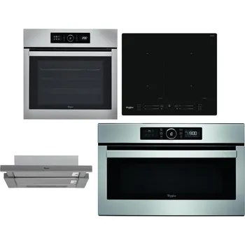 Set domácích spotřebičů WHIRLPOOL ABSOLUTE AKZ9 6230 IX + WHIRLPOOL WL S7260 NE + WHIRLPOOL AKR 749/1 IX + WHIRLPOOL ABSOLUTE AMW 730 IX