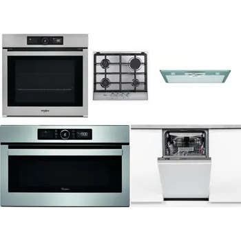 Set domácích spotřebičů WHIRLPOOL AKZ9 9480 IX + WHIRLPOOL AKR 351/IX + WHIRLPOOL AKR 650/1 IX + WHIRLPOOL ABSOLUTE AMW 730 IX + WHIRLPOOL WSIO 3O34 PFE X
