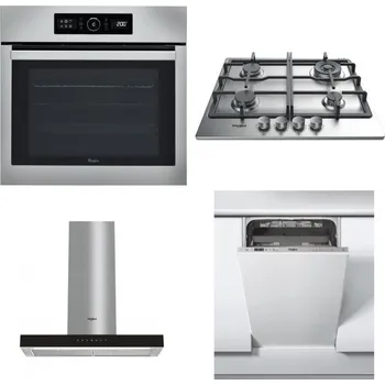 Set domácích spotřebičů WHIRLPOOL ABSOLUTE AKZ9 6230 IX + WHIRLPOOL TKRL 661 IX EU + WHIRLPOOL WHBS 62F LT K + WHIRLPOOL WSIC 3M27 C