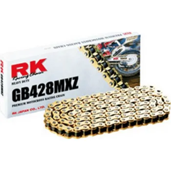 Řetězová sada pro motocykl Moto řetěz RK MXZ1 Beta 125 RR AC Motard 2008 - 2012 Netěsněný zlatý