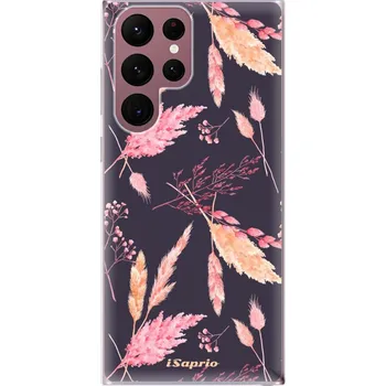 Pouzdro na mobilní telefon Odolné silikonové pouzdro iSaprio - Herbal Pattern - Samsung Galaxy S22 Ultra 5G