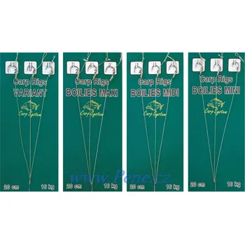 Rybářský háček Návazce kaprové C.S navázané háčky na boilies 3ks návazec Variant - velikost háčku 2,4,6