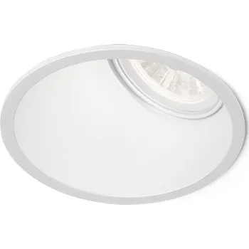 Bodové svítidlo Wever & Ducré Asymetrická výklopná bodovka Deep Asym Adjust GU10 Barva: Bílá 112420W0