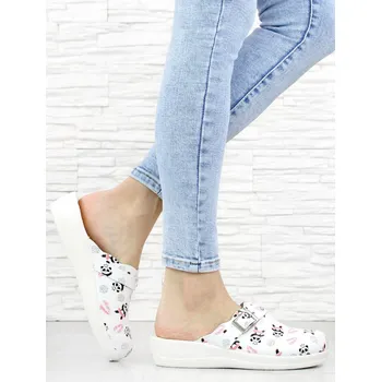 Dámské pantofle Gezer Bílé nazouváky Panda 11778.04 Velikost: 36