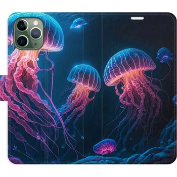 Pouzdro na mobilní telefon Flipové pouzdro iSaprio - Jellyfish - iPhone 11 Pro