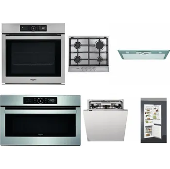 Set domácích spotřebičů WHIRLPOOL AKZ9 9480 IX + WHIRLPOOL AKR 351/IX + WHIRLPOOL AKR 650/1 IX + WHIRLPOOL ABSOLUTE AMW 730 IX + WHIRLPOOL WIO 3T133 PLE + WHIRLPOOL ART 66112