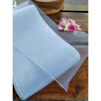 Stuha Modistická krinolína šíře 16 cm bílá 0,8 m