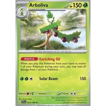 Karetní hra Pokémon SV1en 023/198 Arboliva - Scarlet & Violet Stav: Near Mint, Verze: HOLO